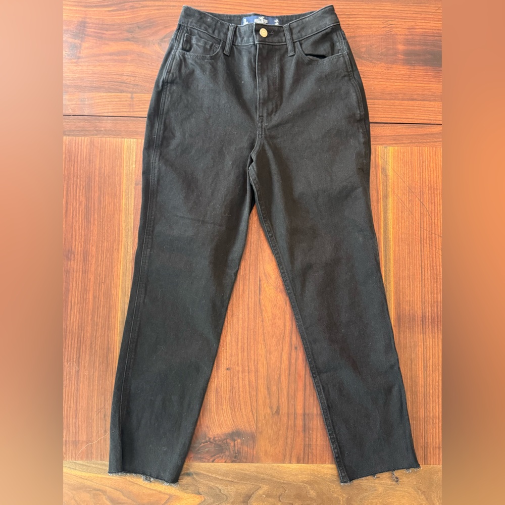 Hollister Black Ankle Jeans 25x25 EUC